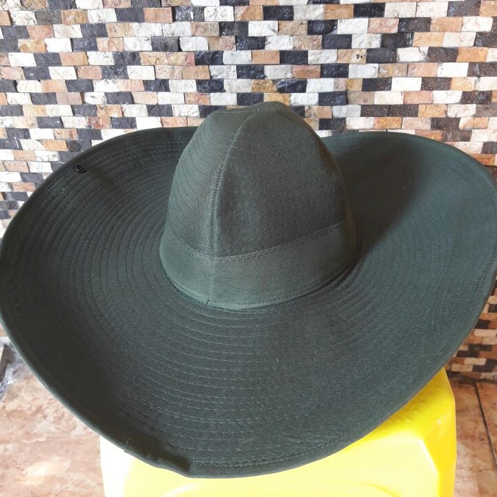 Topi Berkebun Bertani Rimba Lebar - Hijau Army